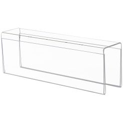 8.5"x2.5" 2-Sided Cubicle Name Tag Holder - 2.5" Walls